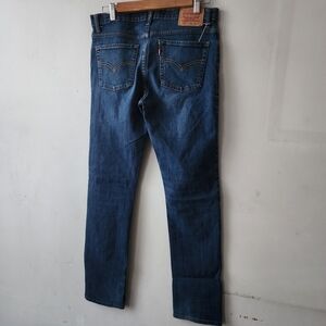 Levi's Dark Blue Straight Jeans